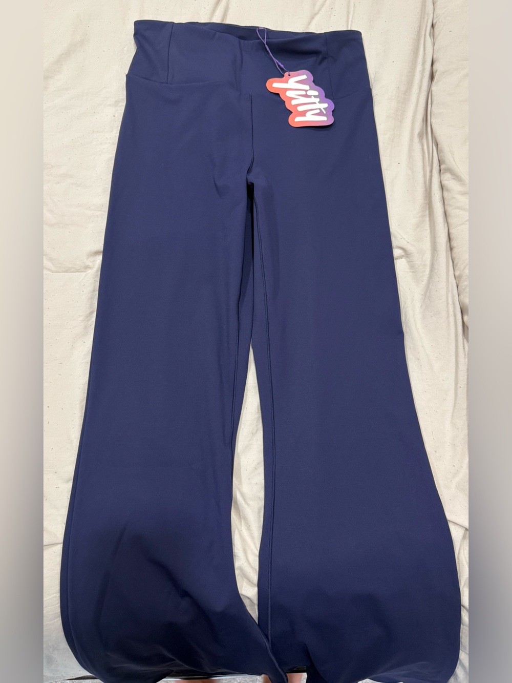 YITTY Deep Navy Wide-Leg Active Pants